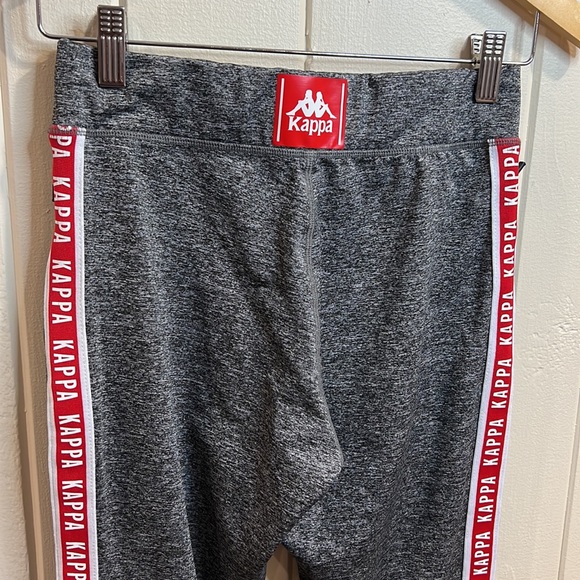 Kappa Womens Kappa Track Pants Side Stripe White and Red - Picture 5 of 8